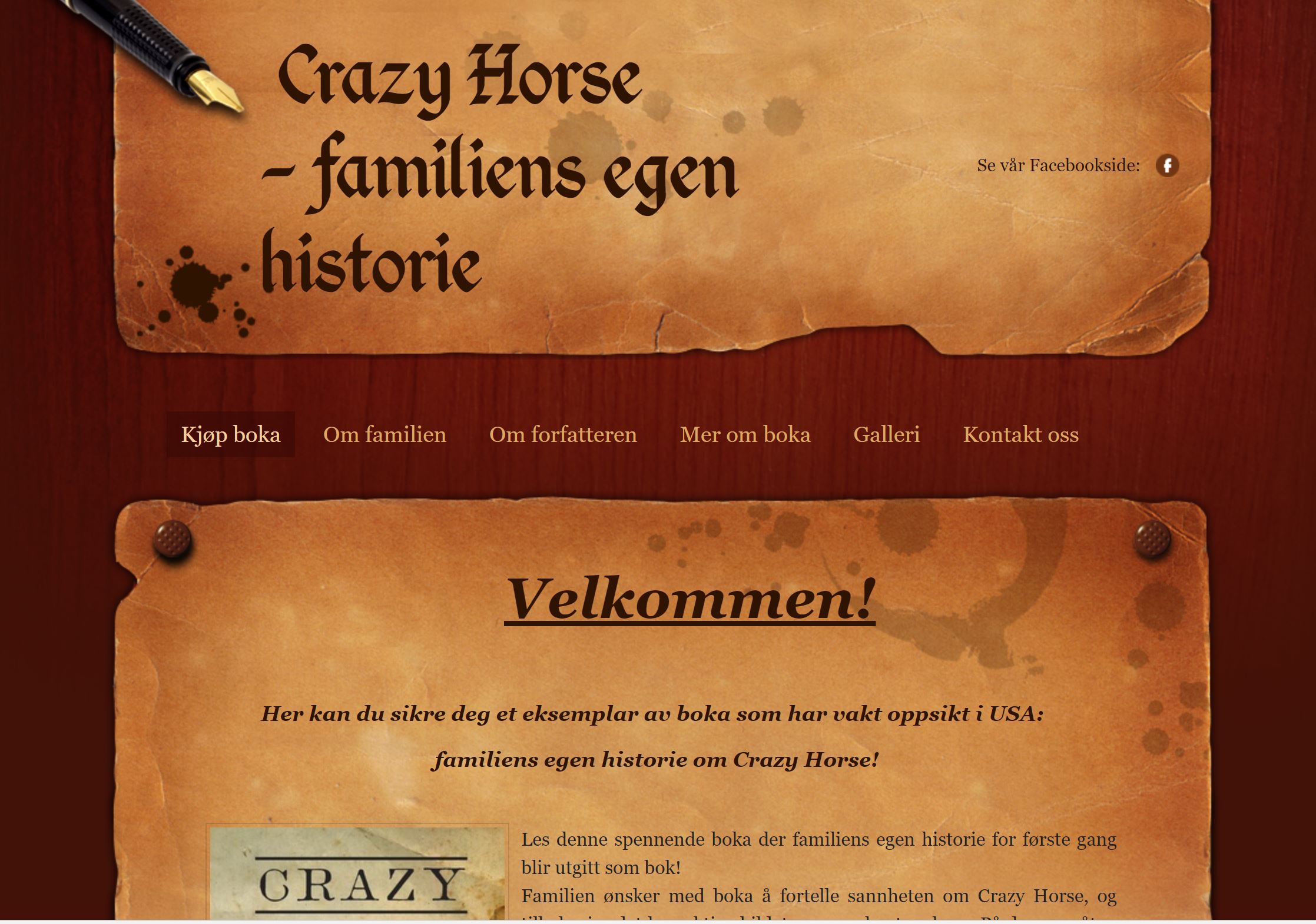 Crazy Horse book bok boka kjøp boka by the book
