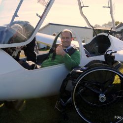 Anders Nupen Hansen på Hokksund Flyplass Foto Jan Arne Dammen (1)