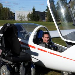 Håkon Gustavsen fra Larvik Aktivitetsdag Hokksund Flyplass Foto Jan Arne Dammen