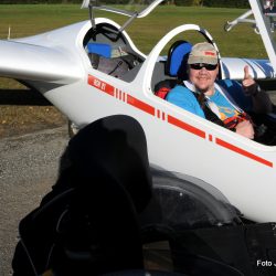 Terry Gabo fra Lardal på vingene etter mange år. Foto Jan Arne Dammen