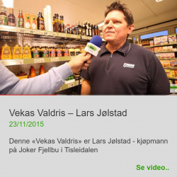 Joker Fjellbu Lars Jørstad Dagligvare handel nærbutikk Valdres