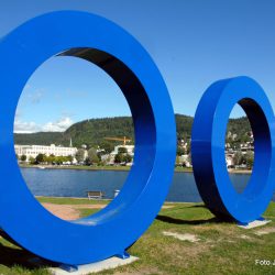 Blå sirkel fra Drammen Foto Jan Arne Dammen