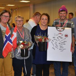 Håndball håndballsukses danmark Representanter fra Larvik og Frederikshavn, fra venstre Inger Bakken Øyen, Susanne Petersen, Julie Rønneset, Søren Vestergaard Pedersen og Staale Broager Grønn.