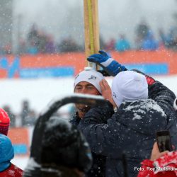 Høydemåling av Petter Northug under sesongåpningen i Valdres 18. november 2016