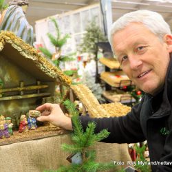 Geir MEllingen julekrybbe Spennede juleutstillinger og et enormt utvalg på Gjennestad Hagesenter