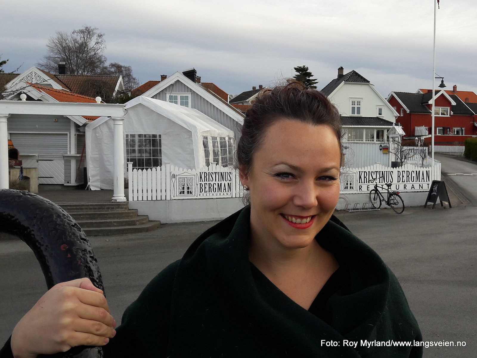 LArvikingen "Larvikingen" i desember 2016 er Guro Furustad. Hun driver restauranten "Kristinius Bergmann" i Helgeroa.