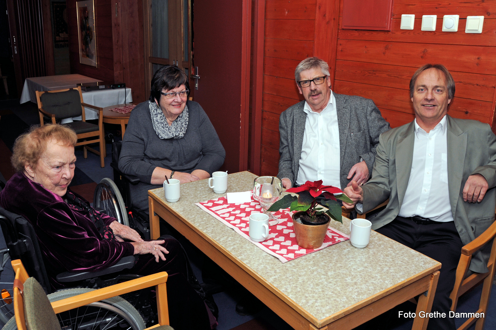 Else Bømark Andren, Gunvor Hegni, Jan Arne Dammen og Fred Eide