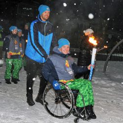 Andreas Bjørnstad bar også fakkelen til ungdoms OL, Nå er han nominert til Idrettsgallaen Foto Jan Arne Dammen