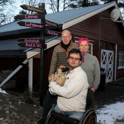 Senteret Rebell Event med et vel av aktiviteter. Leif Larsen, Tone Kosberg Carlsen og Atle Haglund Foto Jan Arne Dammen