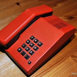 Tastetelefon fra 1980-tallet Foto Jan Arne Dammen