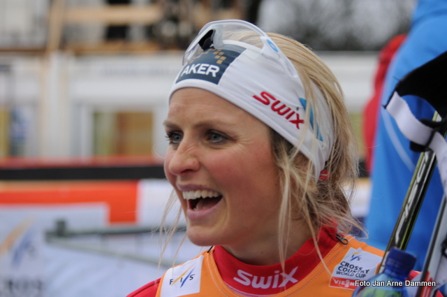 Therese Johaug slik vi vil se henne. Foto Jan Arne Dammen