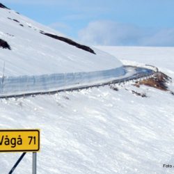 Fylkesveg 51 mellom Beitostølen og Båtskaret vil i all hovedsak være stengt mellom 15. desember og 1. april. Foto Jan Arne Dammen