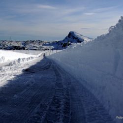 Praksisen med å brøyte strekningen mellom Garli og Bårskaret fra og med første vinterferieuka opphører. Foto Jan Arne DammenA