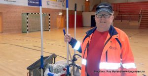Svein T. Jensen, Tjølling IF, Tjøllinghallen banemann hallansvarlig foto roy myrland