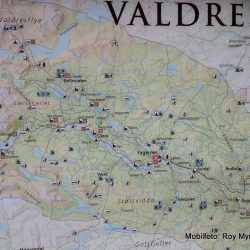 kart over valdres