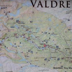 kart over valdres