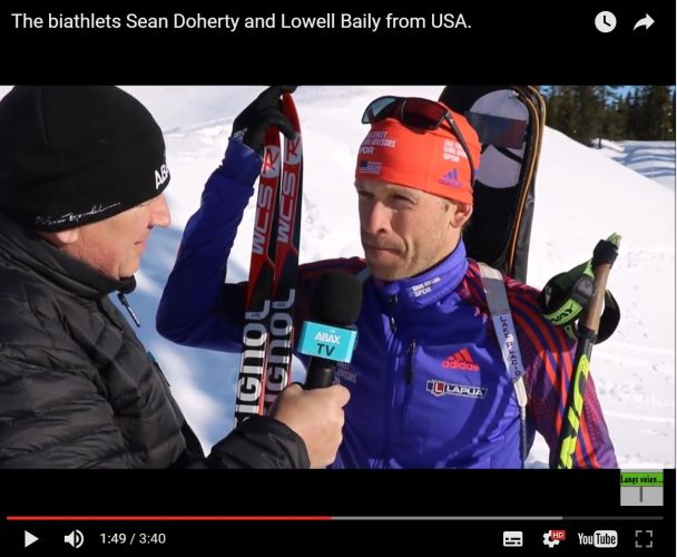 Lowell Bailey and Roy Myrland Biathlon Sjusjøen Hochfilzen World champion US Biathlon team