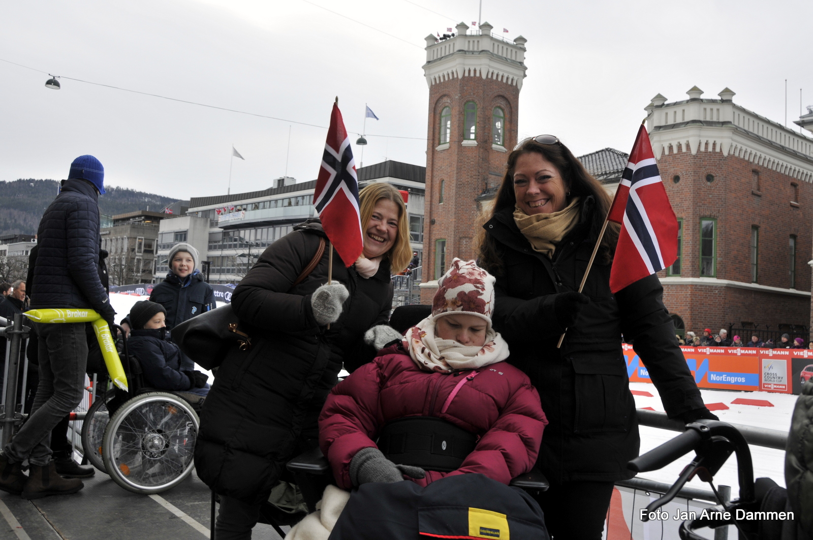 Brita, Therese og Eva fra Trandby Foto Jan Arne Dammen