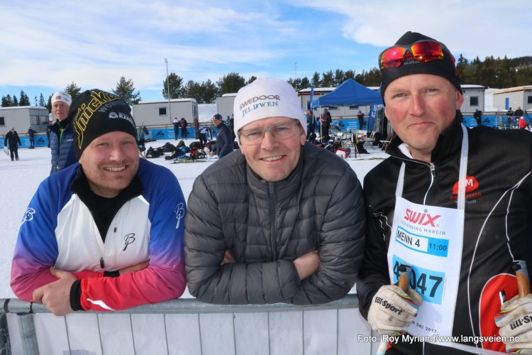 StafettBirken Birken Byggmakker Skattum Terje B. Ranheim, Bjørn Sætre og Ståle Engen.