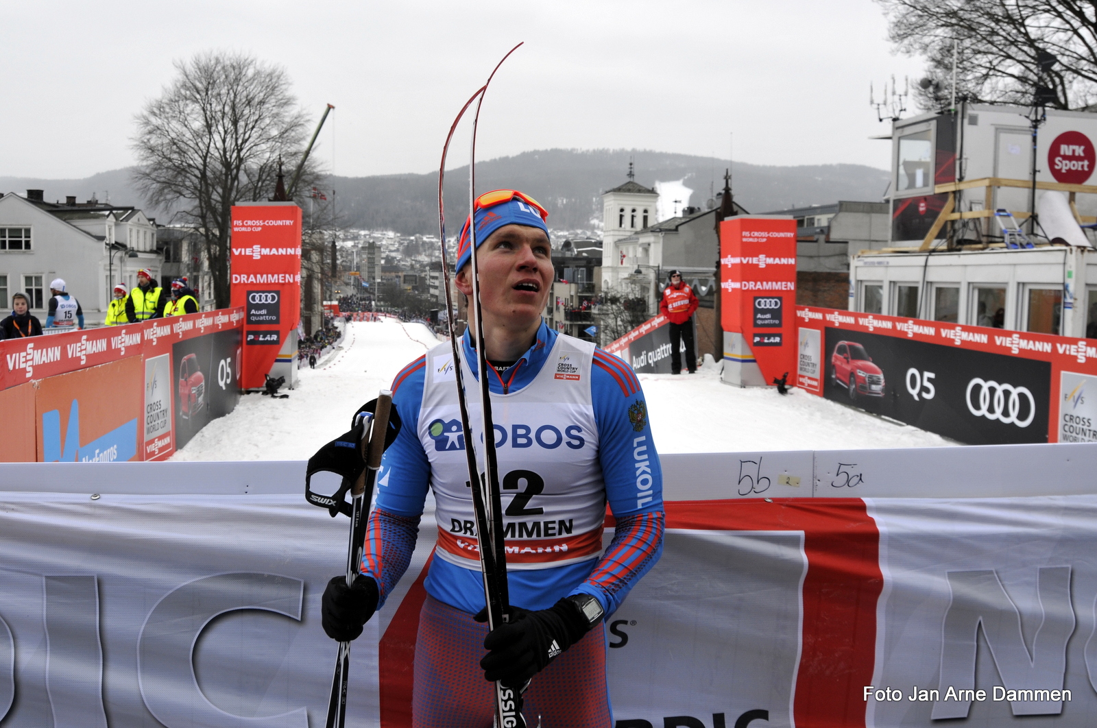 Aleksandr Bolsjunov debuterte i World Cup Drammen og tar en sensasjonell 9. plass på sprint.