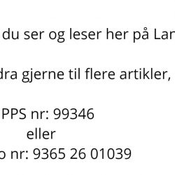 Leser du langsveien.no, og setter pris på det?