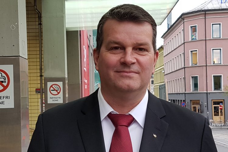 Hans-Christian Gabrielsen fra Slemmestad, nyvalgt LO leder.