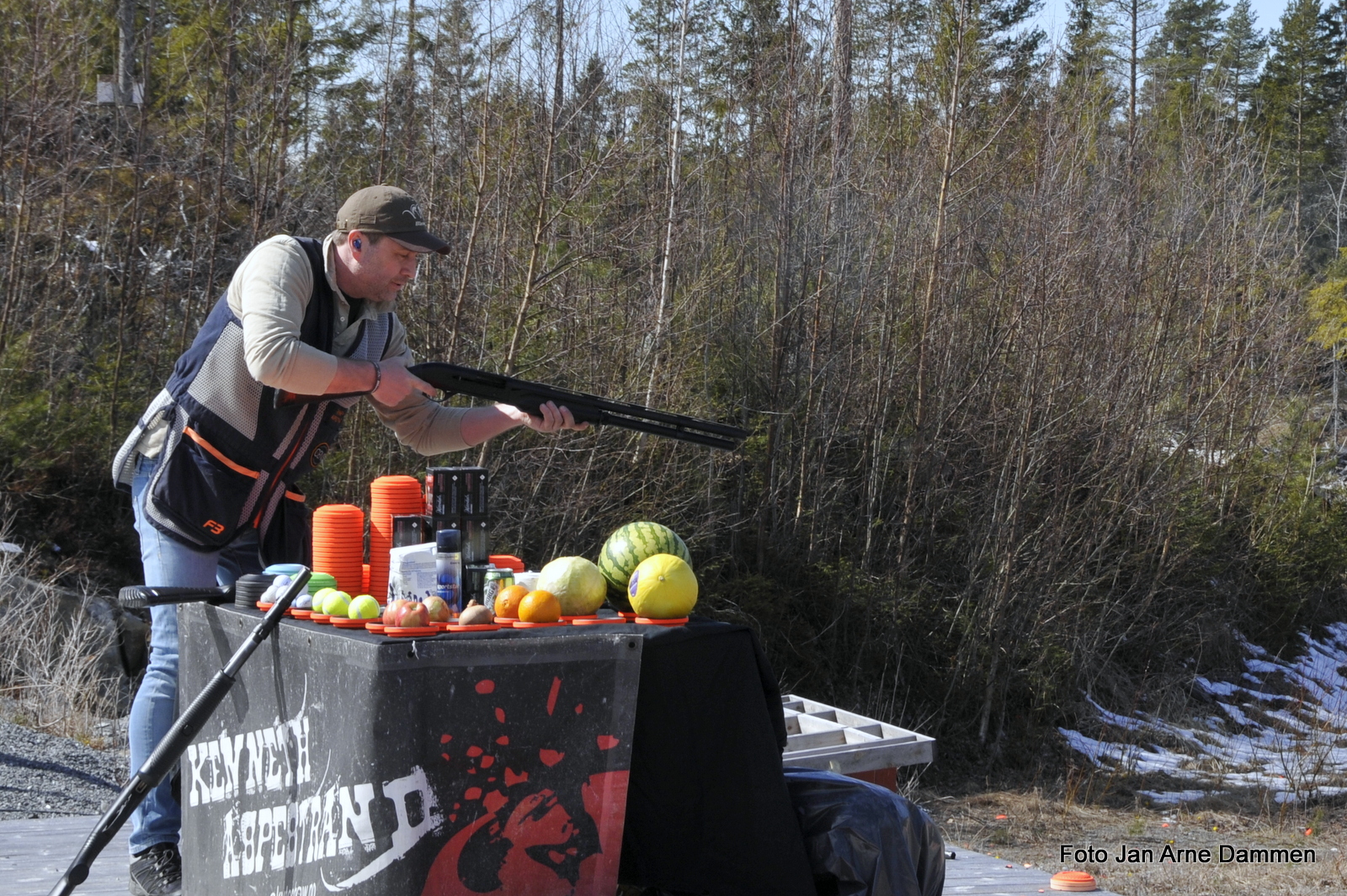 Kenneth Aspestrand med et forrykende show. Foto Jan Arne Dammen