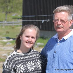 Aase Johansen og knut Fauske lenningen hesteslipp Foto roy myrland