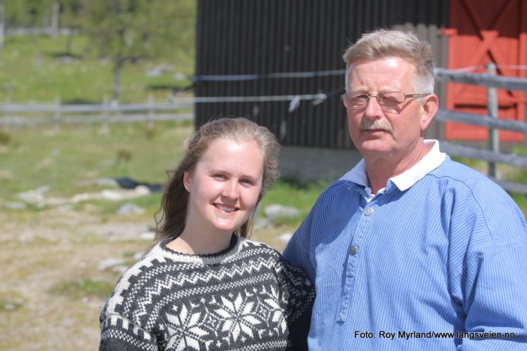 Aase Johansen og knut Fauske lenningen hesteslipp Foto roy myrland