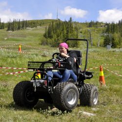 Mona Olsen fra Fjellstua fikk æren av å åpne rallyet 2017