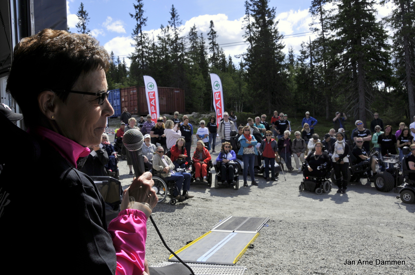 En liten appell fra Marie Hav Lundkvist i Håptiminsten Foto Jan Arne Dammen