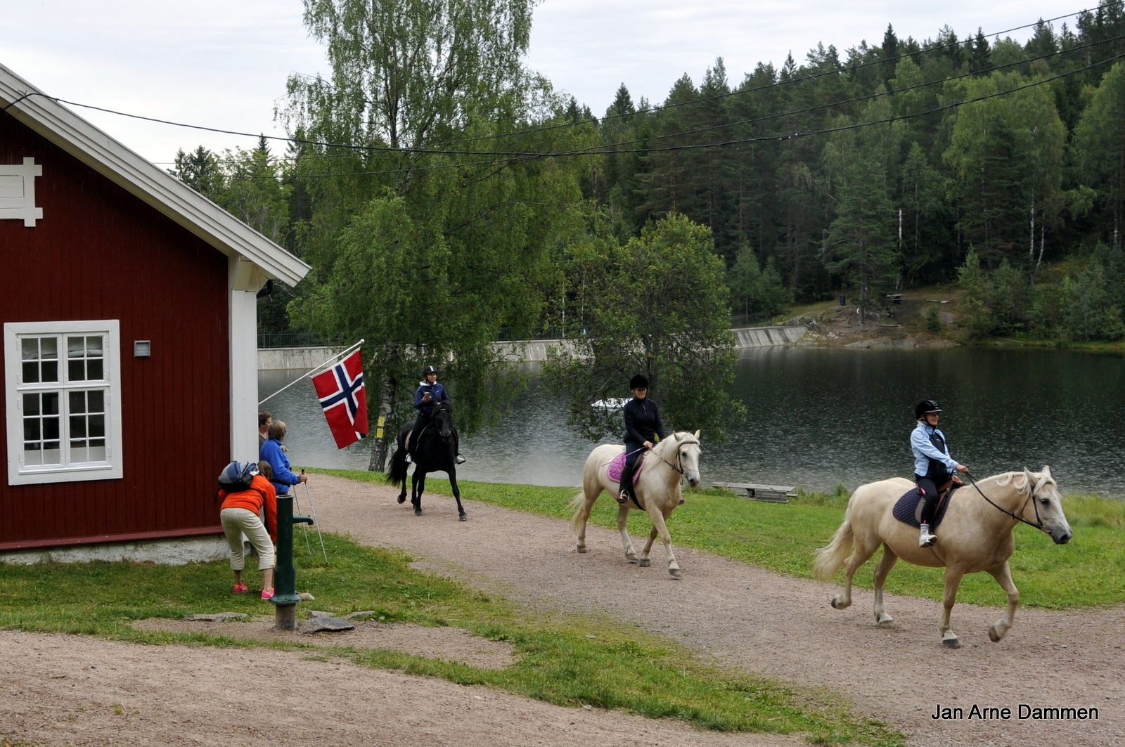 Takk for besøket, det var hyggelig. Foto Jan Arne Dammen