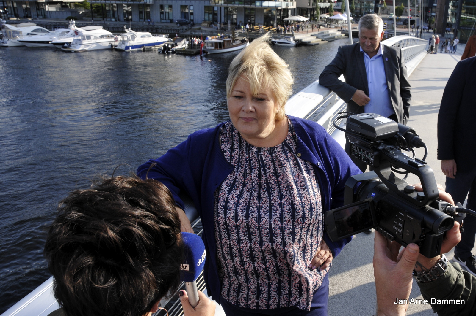 Er det er en høyrevind som rufser i frisyren? Foto Jan Arne Dammen 