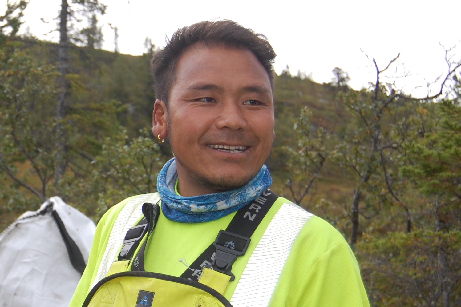 Dawa T. Sherpa har vært 5 ganger på Mt. Everest, men liker bedre å jobbe i Eggedal der det er mindre risiko. Foto Svein Olav Tovsrud, LHL Sigdal