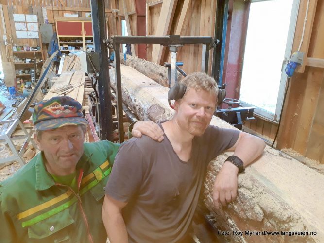 Nils og Knut Olav Dokken Lomen i Valdres Foto Roy Myrland sagfører