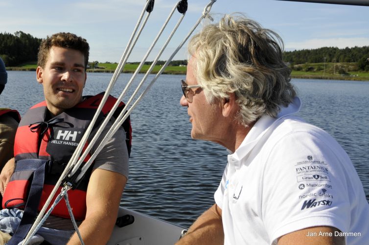 Axel Willums Korp sammen med primus motor for seilingen Steff Herbern Foto Jan Arne Dammen