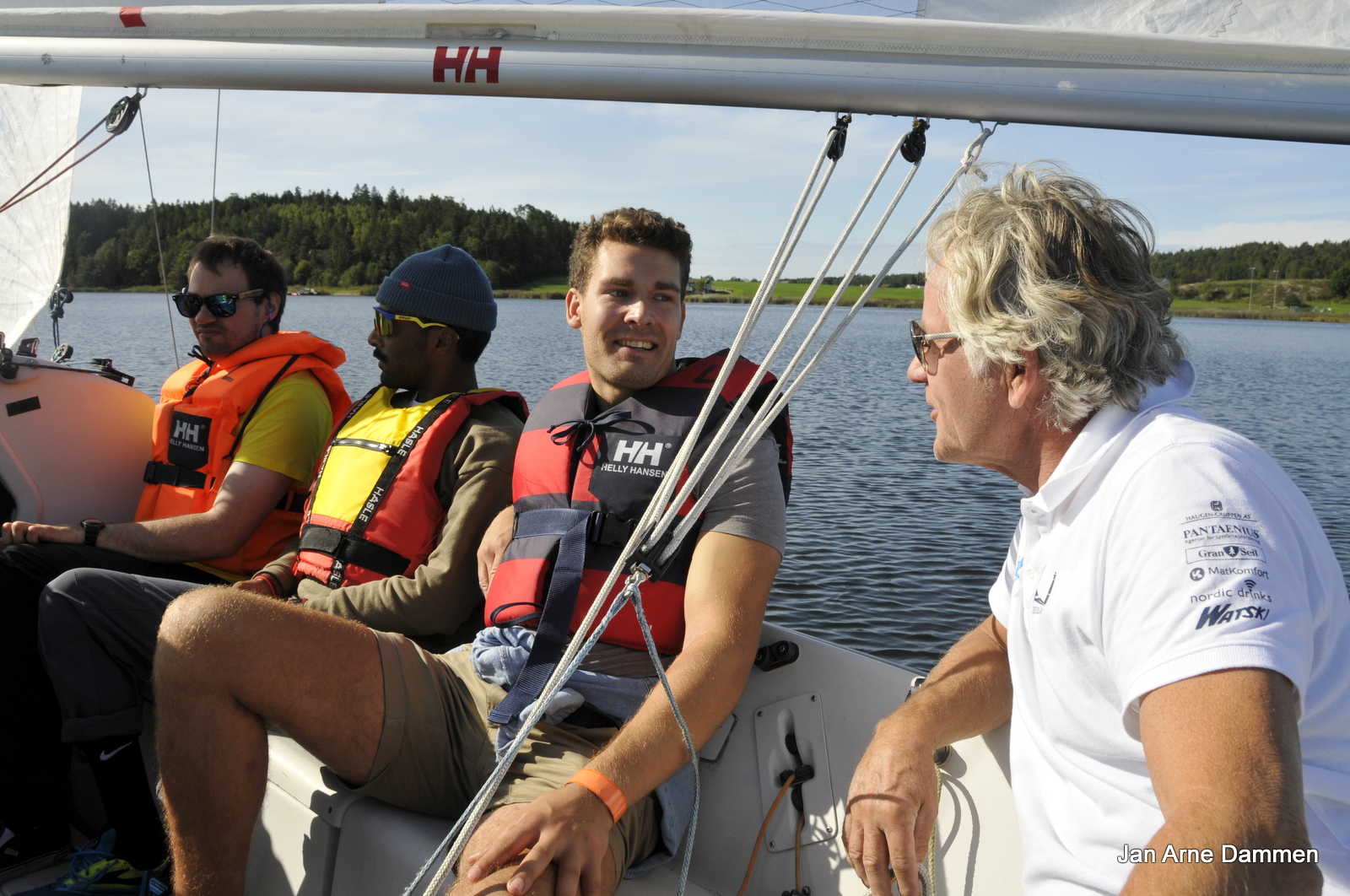 Chris- Arne, Daniel, Axel og Steff Herbern