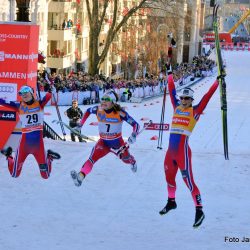 Bjørgen og Klæbo klare for Drammen -  World Cup skisprint