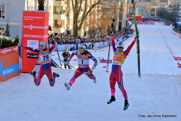 Bjørgen og Klæbo klare for Drammen -  World Cup skisprint