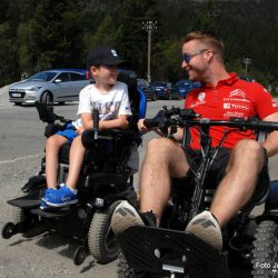 Det gjør seg ikke sjøl - smil og glede på Mountain Rally rullestol