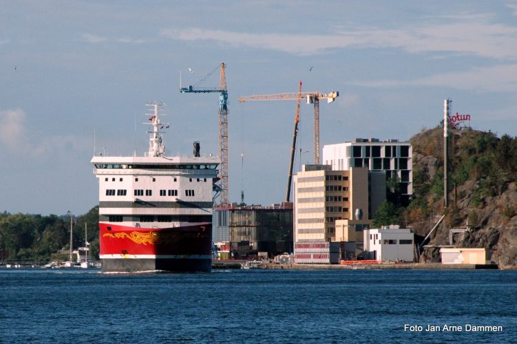 Fjord Line vil ha ny fergeterminal i Sandefjord - blir Norges mest moderne og miljøvennlige