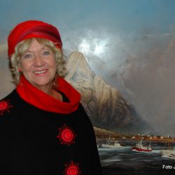 Karin Endsjø under tildelingen av Erling Stordahls ærespris i 2009. Foto Jan Arne Dammen