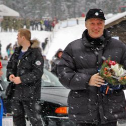 HM Kong Harald under NM på ski på Kongsberg i 2006. Foto Jan Arne Dammen