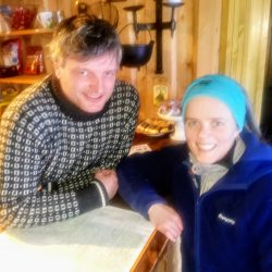 Nå er Norway Trail på Lenningen Fjellstue i Valdres