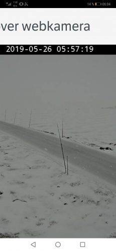 Nysnø natt til i dag, men den forsvant fort