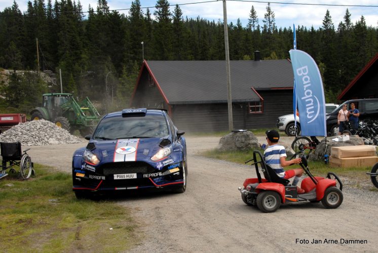 Full rulle på Haglebu Fjellstue - Mountain Rally Rullestol