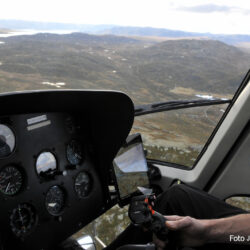 Skogbrannhelikopter i beredskap i påsken