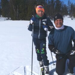 April, med fint vær, god glid og "spikerfeste".