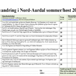 Sommervandring 2021 i Nord-Aurdal