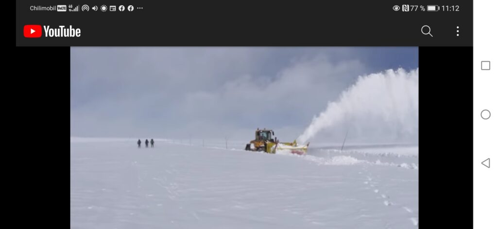 124 000 har sett Odd Arne Rødningen brøyter fv 51 over Valdresflye.